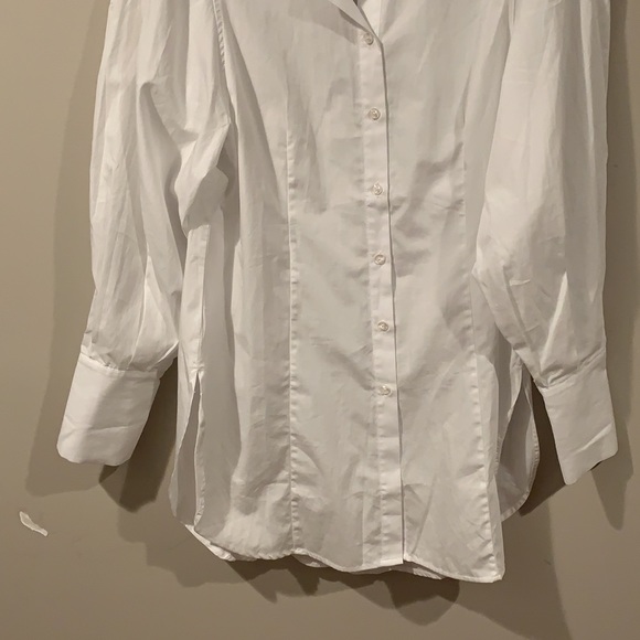🆕 Anthropologie Maeve White Button Down Blouse - Women’s Size 2 - Picture 6 of 10